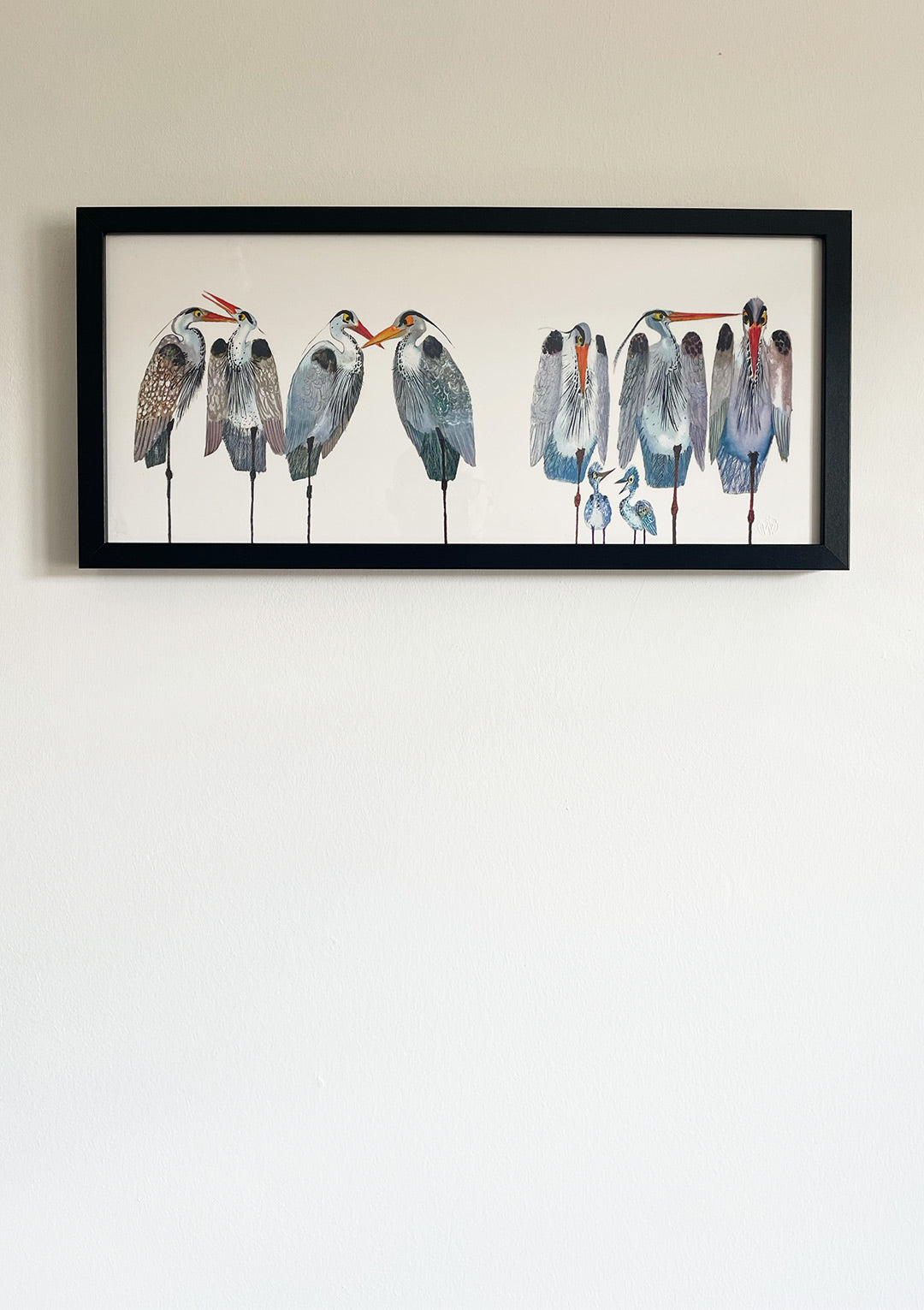 A sedge of herons.